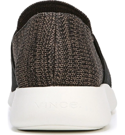 Shop Vince Aston Slip-on Sneaker In Taupe/ Black