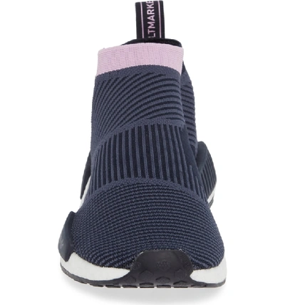 Shop Adidas Originals Nmd Cs1 Primeknit Sneaker In Legend Ink/ Clear Lilac