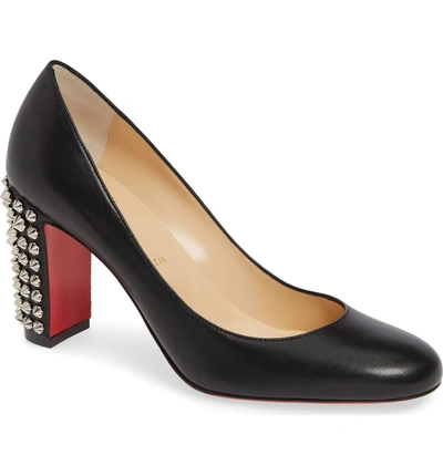 Shop Christian Louboutin Marimalus Spike Heel Pump In Black