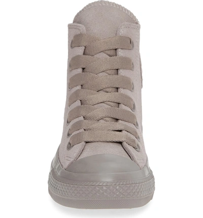 Shop Converse Chuck Taylor All Star Hi Sneaker In Mercury Grey Suede