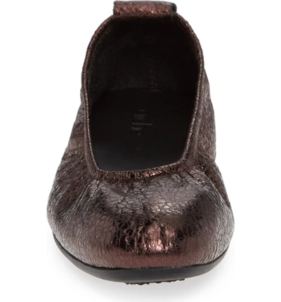 Shop Arche Laius Flat In Vino Leather