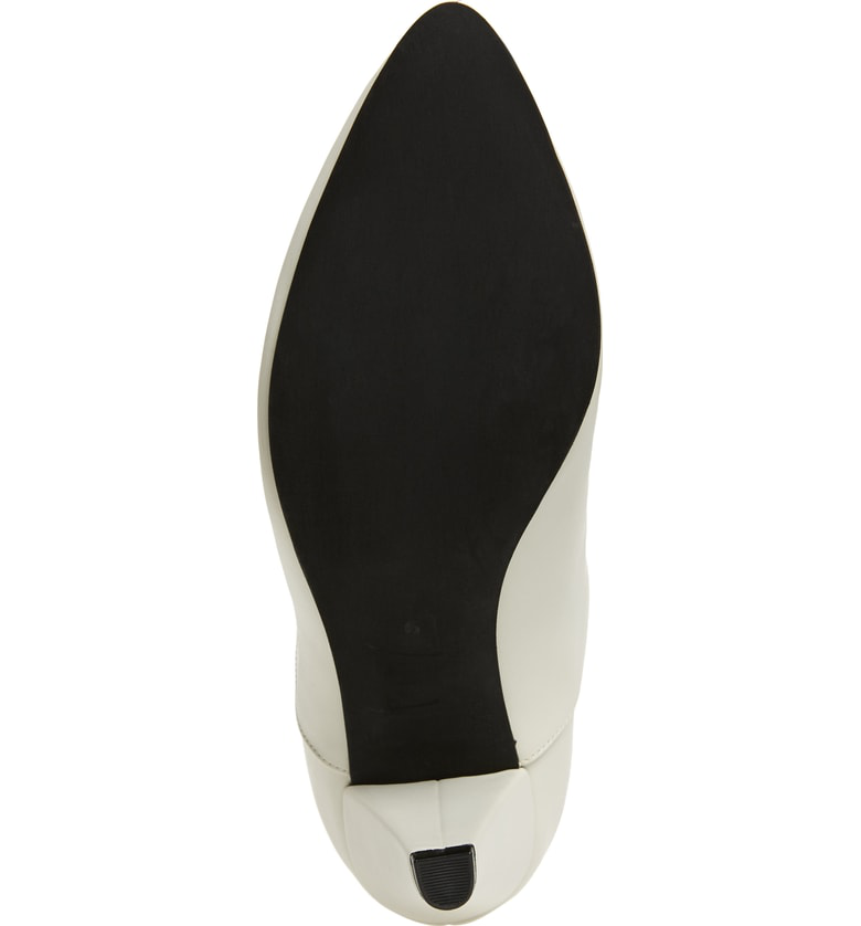 Jeffrey Campbell Jeffery Campbell Candle Knee High Boot In Ivory Faux Leather | ModeSens
