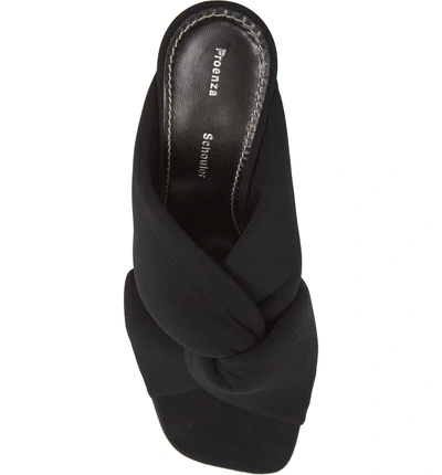 Shop Proenza Schouler Knotted Slide Sandal In Black