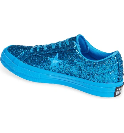 Shop Converse Chuck Taylor All Star One Star Glitter Low Top Sneaker In Blue Hero
