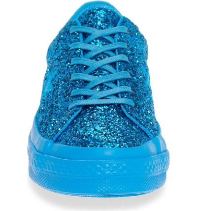 Shop Converse Chuck Taylor All Star One Star Glitter Low Top Sneaker In Blue Hero