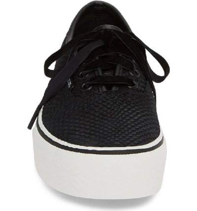 Shop Vans 'authentic' Platform Sneaker In Snake/ Black