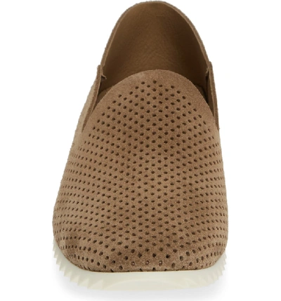 Shop Pedro Garcia Cristiane Loafer Flat In Bark Castoro