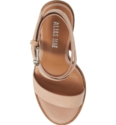 Shop Alias Mae Abaala Cross Strap Sandal In Blush