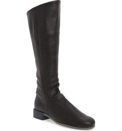 Shop Arche Twigbo Knee High Boot In Noir Leather