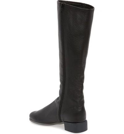 Shop Arche Twigbo Knee High Boot In Noir Leather