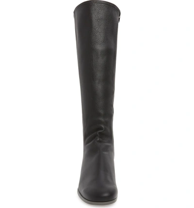 Shop Arche Twigbo Knee High Boot In Noir Leather