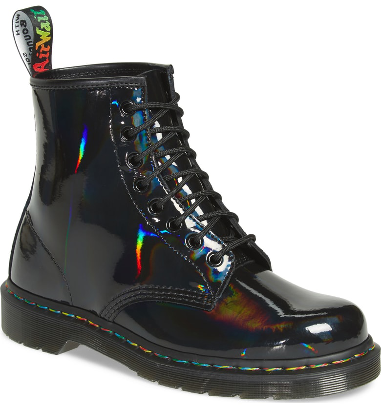 dr martens rainbow bag