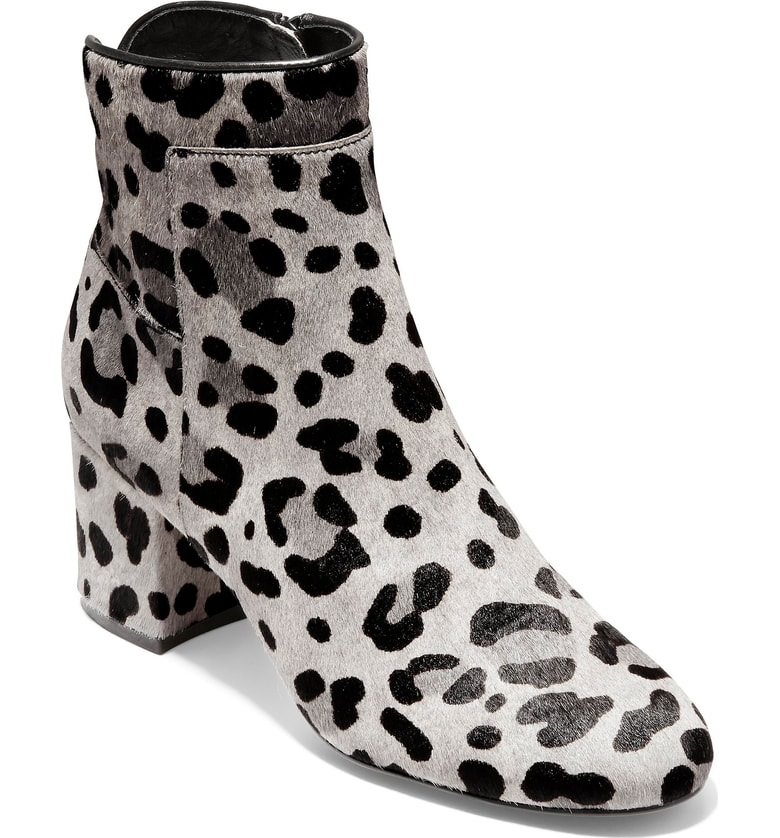 cole haan arden grand bootie leopard