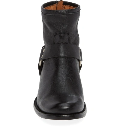 Shop Frye 'phillip' Harness Boot In Black Leather