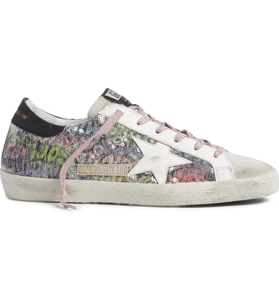 Shop Golden Goose Superstar Sneaker In Rainbow Glitter