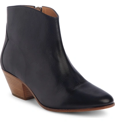 Shop Isabel Marant Dacken Bootie In Black Leather