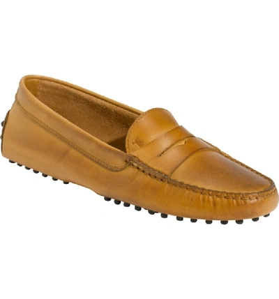 Shop Tod's Gommini Driving Moccasin In Brown