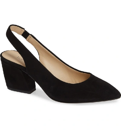 Shop Botkier Shayla Slingback Pump In Black Suede