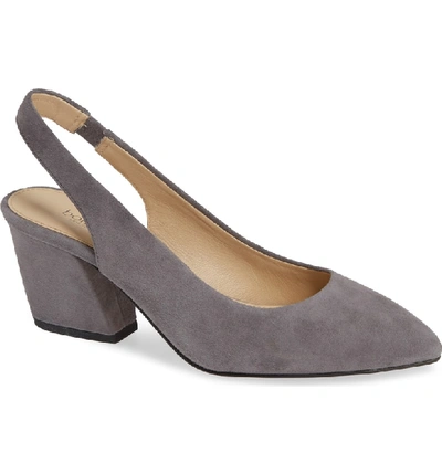 Shop Botkier Shayla Slingback Pump In French Grey Suede
