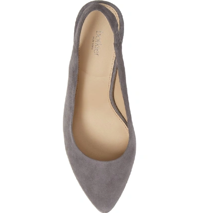 Shop Botkier Shayla Slingback Pump In French Grey Suede