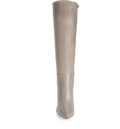 Shop Schutz Magalli Knee High Boot In Mouse Leather