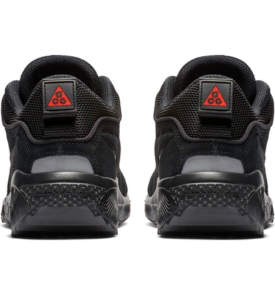 Shop Nike Acg Dog Mountain Trail Shoe In Black/ Oil Grey/ Thunder Grey