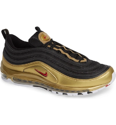 Shop Nike Air Max 97 Qs Sneaker In Black/ Varsity Red/ Gold