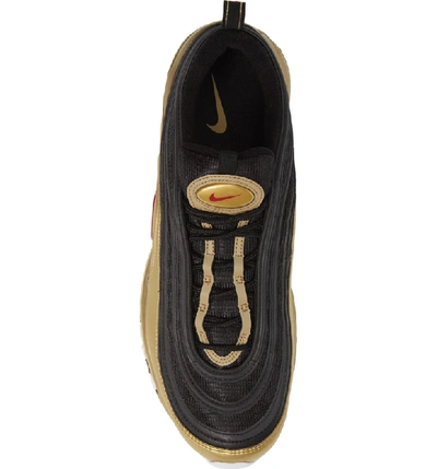 Shop Nike Air Max 97 Qs Sneaker In Black/ Varsity Red/ Gold
