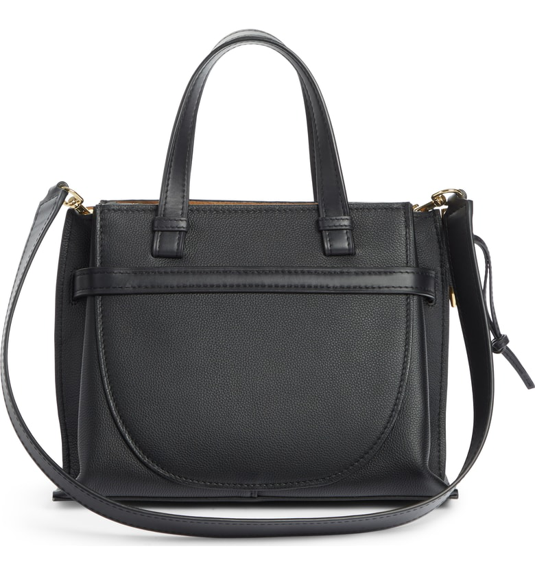 Loewe Gate Small Leather TopHandle Tote Bag In Navy ModeSens