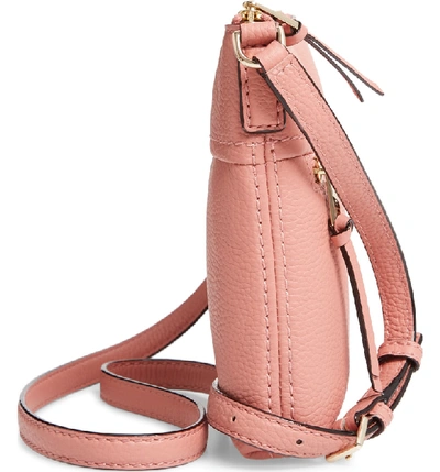 Shop Kate Spade Jackson Street - Gabriele Leather Crossbody Bag - Pink In Mauve Rose