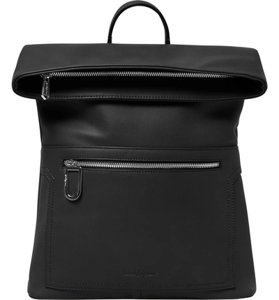 Shop Urban Originals Sincerely Vegan Leather Backpack - Black