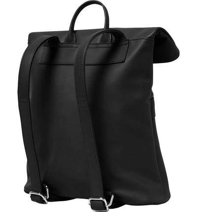 Shop Urban Originals Sincerely Vegan Leather Backpack - Black