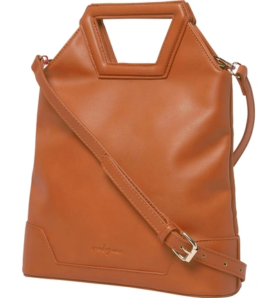 Shop Urban Originals Vegan Leather Crossbody Bag In Rust