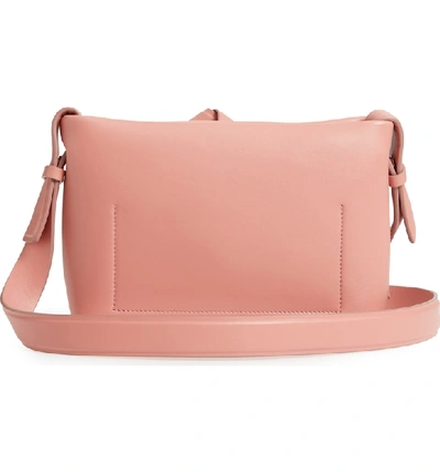 Shop Acne Studios Musubi Knot Leather Handbag - Pink