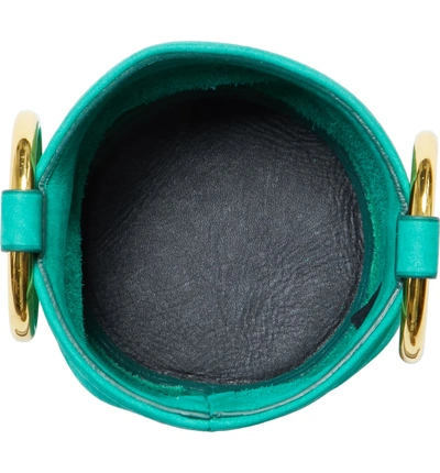 Shop Simon Miller Bonsai 15 Calfskin Leather Bucket Bag - Green In Jade