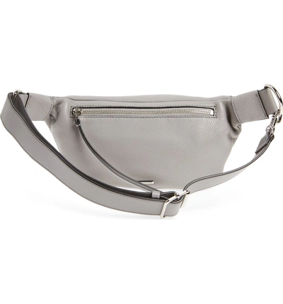 Shop Rebecca Minkoff Bree Leather Belt Bag - Grey