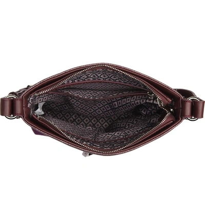 Shop Sondra Roberts Colorblock Faux Leather Crossbody Bag - Purple