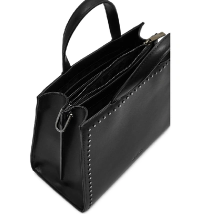 Ted Baker Stephh Stud Leather Shoulder Bag - Black | ModeSens