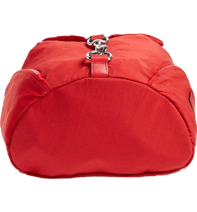 Shop Rebecca Minkoff Julian Nylon Backpack - Red In Scarlet