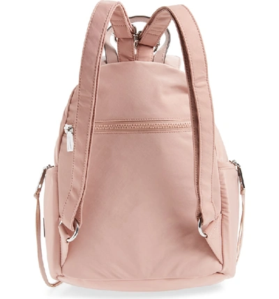 Shop Rebecca Minkoff Julian Nylon Backpack - Pink In Vintage Pink