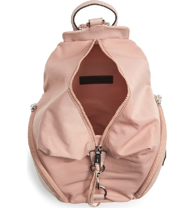 Shop Rebecca Minkoff Julian Nylon Backpack - Pink In Vintage Pink