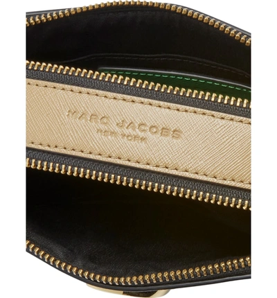 Shop Marc Jacobs Snapshot Crossbody Bag In Pepper Green Multi