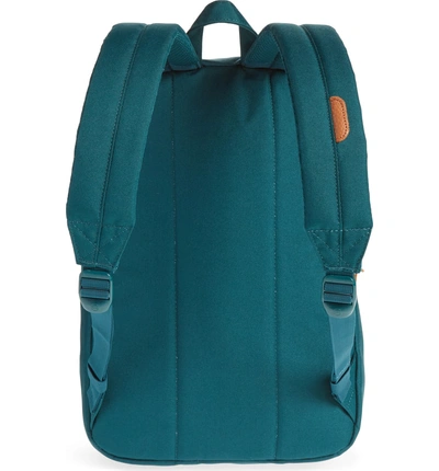 Shop Herschel Supply Co 'settlement Mid Volume' Backpack - Blue In Deep Teal