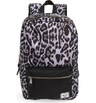 Shop Herschel Supply Co 'settlement Mid Volume' Backpack In Snow Leopard/ Black