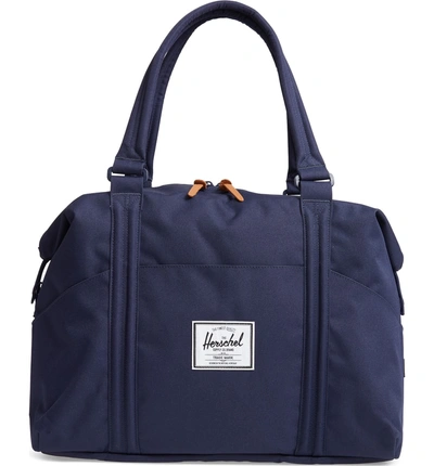 Shop Herschel Supply Co Strand Duffel Bag - Blue In Peacoat