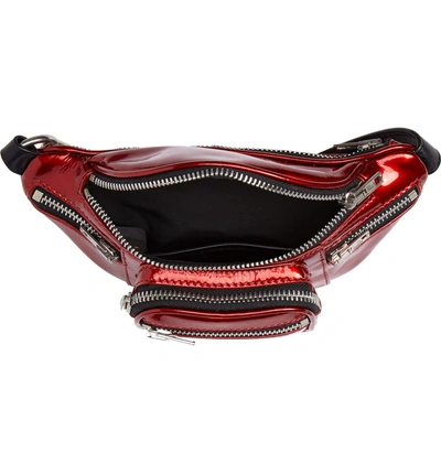 Shop Alexander Wang Mini Attica Leather Belt Bag - Red