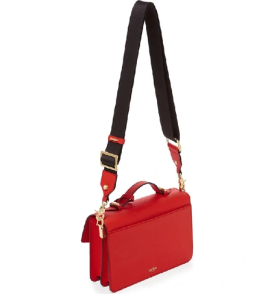 Shop Botkier Cobble Hill Leather Crossbody Bag - Red In Poppy