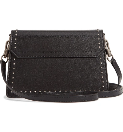 Shop Givenchy Small Gv3 Chain Fringe Leather Crossbody Bag - Black