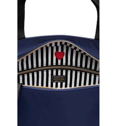 Shop Frances Valentine Kate Tribute Nylon Tote - Blue In Navy