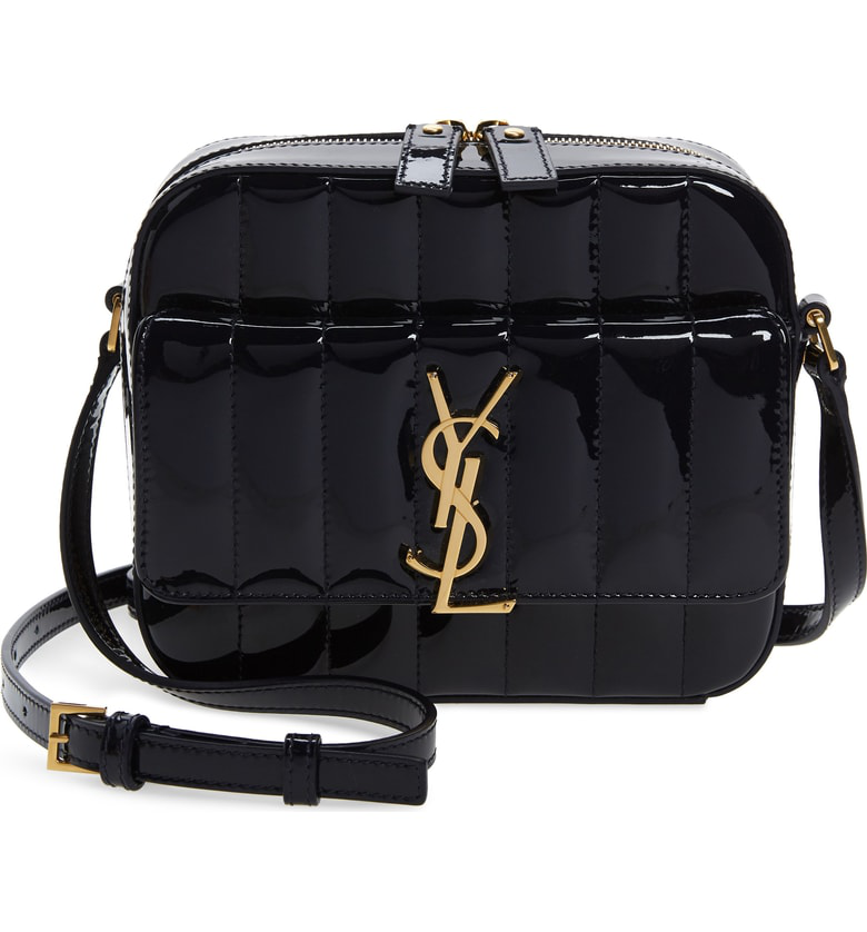 Saint Laurent Vicky Patent Leather Belt Bag Black ModeSens